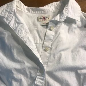 J. Crew White, Button-down dress shirt